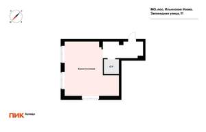 Студия квартира, на длительный срок, 40м2, 1/9 этаж