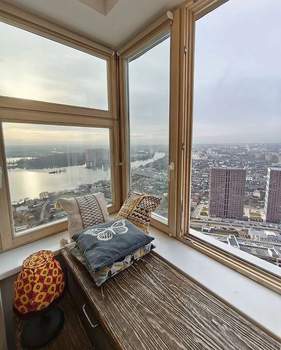 Студия квартира, на длительный срок, 32м2, 40/44 этаж