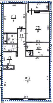 3-к квартира, на длительный срок, 75м2, 7/9 этаж