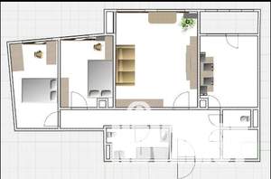 3-к квартира, на длительный срок, 86м2, 2/7 этаж