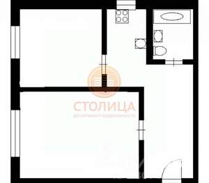 1-к квартира, на длительный срок, 48м2, 12/24 этаж