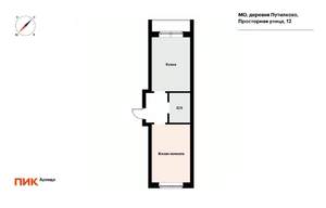 1-к квартира, на длительный срок, 33м2, 16/25 этаж