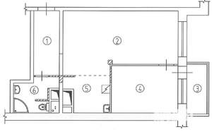 2-к квартира, на длительный срок, 51м2, 24/26 этаж
