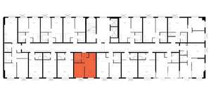 1-к квартира, на длительный срок, 32м2, 8/9 этаж