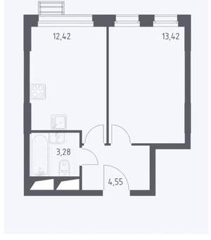 1-к квартира, на длительный срок, 33м2, 11/31 этаж