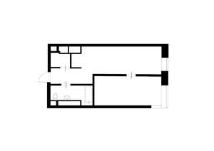 2-к квартира, на длительный срок, 45м2, 35/45 этаж