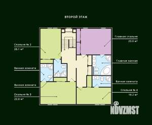 6-к квартира, на длительный срок, 250м2, 1/2 этаж