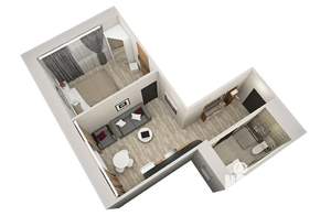 2-к квартира, посуточно, 38м2, 13/16 этаж