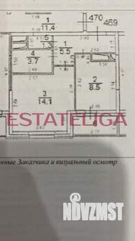Студия квартира, на длительный срок, 37м2, 18/21 этаж