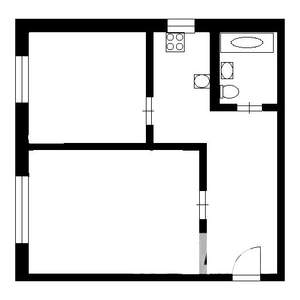 1-к квартира, на длительный срок, 40м2, 16/26 этаж
