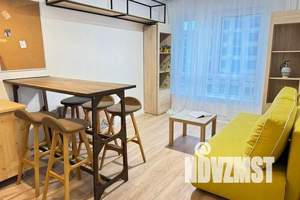 1-к квартира, посуточно, 40м2, 6/9 этаж