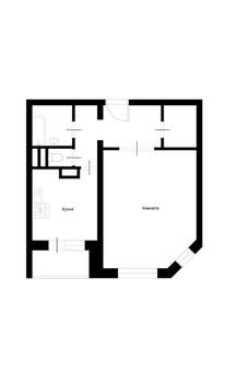 1-к квартира, на длительный срок, 42м2, 6/19 этаж