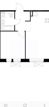 2-к квартира, на длительный срок, 37м2, 3/9 этаж