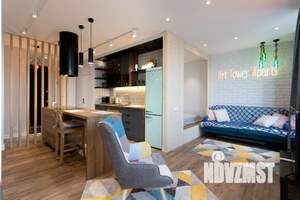 1-к квартира, посуточно, 36м2, 1/1 этаж