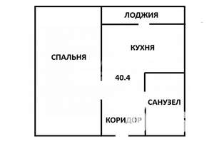 1-к квартира, на длительный срок, 40м2, 2/8 этаж