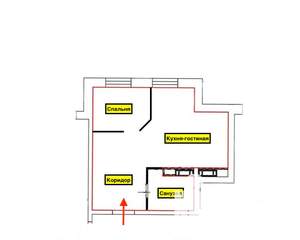 1-к квартира, на длительный срок, 33м2, 1/6 этаж