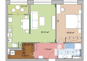 2-к квартира, на длительный срок, 67м2, 6/8 этаж