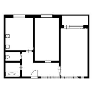 2-к квартира, на длительный срок, 62м2, 4/25 этаж