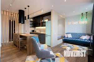 1-к квартира, посуточно, 36м2, 1/1 этаж