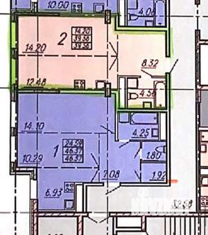 1-к квартира, на длительный срок, 40м2, 10/25 этаж