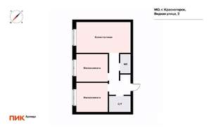 2-к квартира, на длительный срок, 58м2, 21/33 этаж