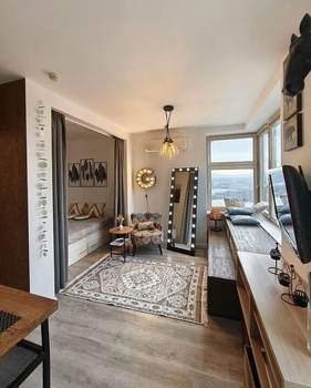 Студия квартира, на длительный срок, 32м2, 40/44 этаж