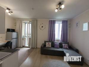 Студия квартира, на длительный срок, 28м2, 19/25 этаж
