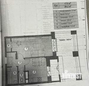 1-к квартира, на длительный срок, 38м2, 1/8 этаж