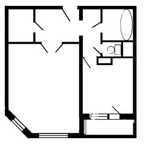 1-к квартира, на длительный срок, 45м2, 16/19 этаж