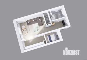 1-к квартира, на длительный срок, 38м2, 2/25 этаж