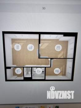 2-к квартира, на длительный срок, 51м2, 3/9 этаж