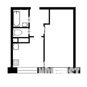 1-к квартира, на длительный срок, 33м2, 4/8 этаж