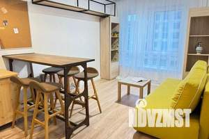 1-к квартира, посуточно, 40м2, 6/9 этаж