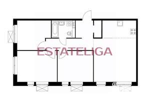 3-к квартира, на длительный срок, 80м2, 8/9 этаж