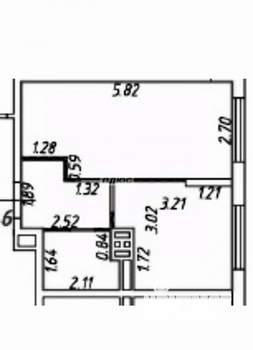 1-к квартира, на длительный срок, 30м2, 9/9 этаж