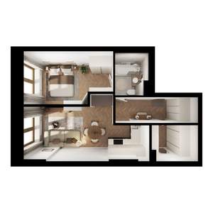 1-к квартира, вторичка, 42м2, 1/9 этаж