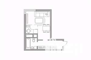 Студия квартира, вторичка, 25м2, 18/25 этаж