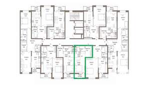 Студия квартира, вторичка, 31м2, 3/9 этаж