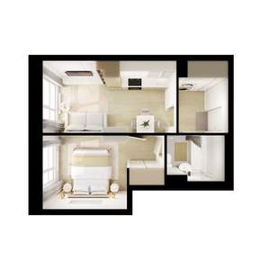 1-к квартира, вторичка, 34м2, 3/9 этаж