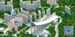 2-к квартира, вторичка, 74м2, 2/12 этаж