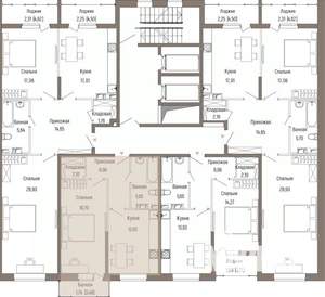 1-к квартира, вторичка, 49м2, 7/9 этаж