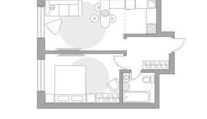 2-к квартира, вторичка, 37м2, 11/23 этаж