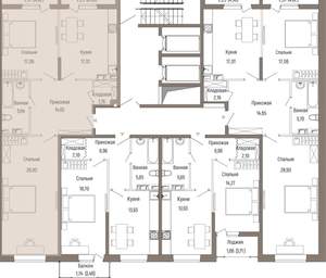 2-к квартира, вторичка, 90м2, 9/9 этаж