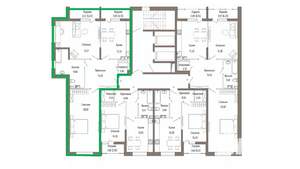 2-к квартира, вторичка, 101м2, 7/9 этаж