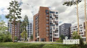 2-к квартира, строящийся дом, 53м2, 2/9 этаж