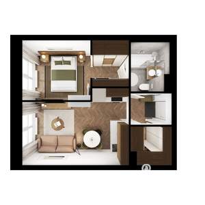 1-к квартира, вторичка, 35м2, 9/9 этаж