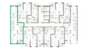 2-к квартира, вторичка, 77м2, 4/9 этаж