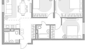 4-к квартира, строящийся дом, 71м2, 3/6 этаж