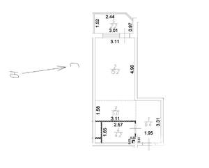 Студия квартира, вторичка, 31м2, 9/10 этаж