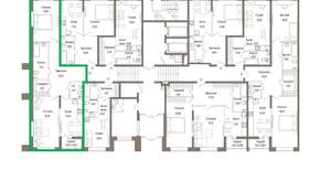 2-к квартира, вторичка, 76м2, 1/9 этаж